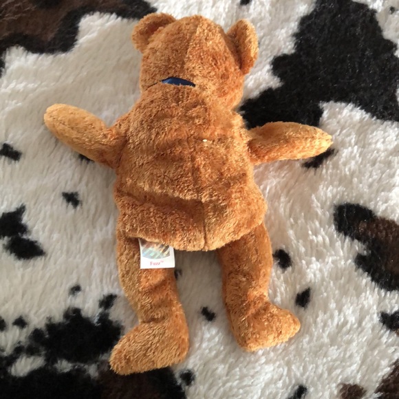 Two TY Beanie Babies, Curly 1993 and Fuzz 1999, - Picture 3 of 9